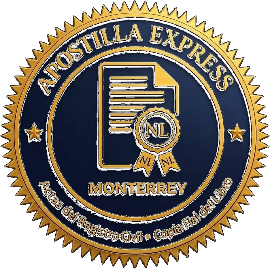 Sello de Apostilla Express Monterrey